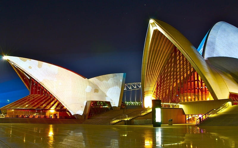Sydney Opera House Australia-architectural scenery, HD wallpaper