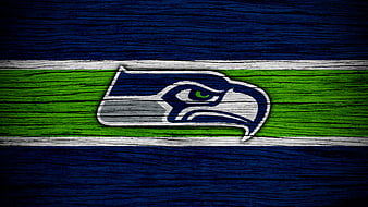 Download Seahawks Logo Green Thunder Wallpaper