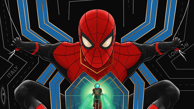 Spider-man, spider-man: lejos de casa, hombre araña, mysterio (cómics de  marvel), Fondo de pantalla HD | Peakpx
