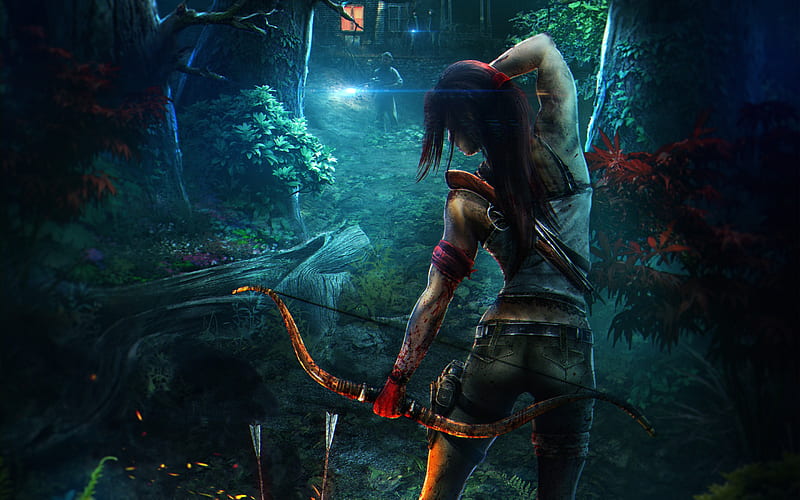 Tomb Raider Art, tomb-raider, fantasy-girls, HD wallpaper