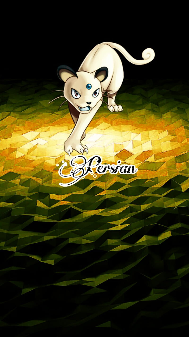 Persian Cat Cat Meowth Pokemon Shiny Hd Phone Wallpaper Peakpx