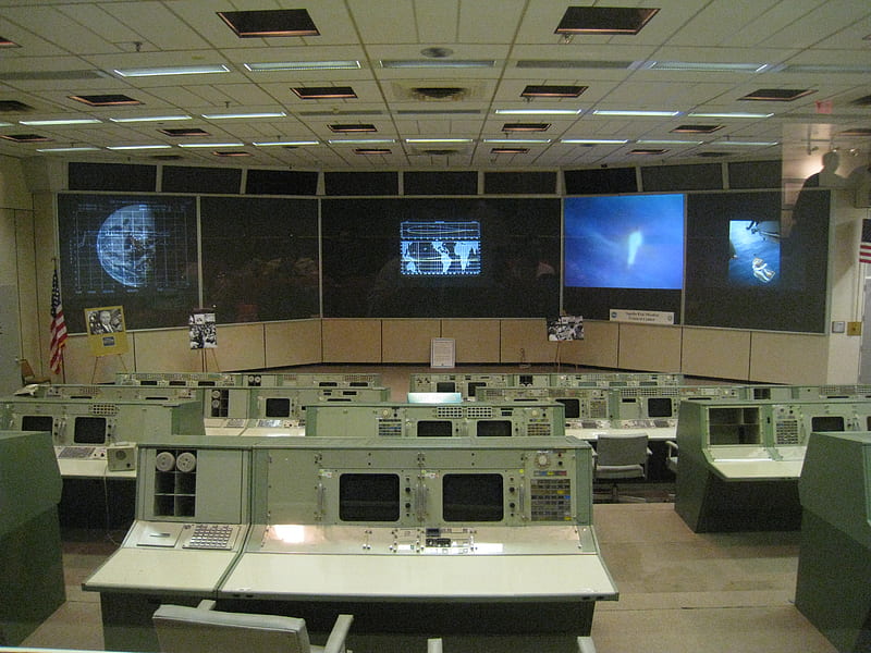 Johnson Space Center Control Room, control room, space center, johnson ...