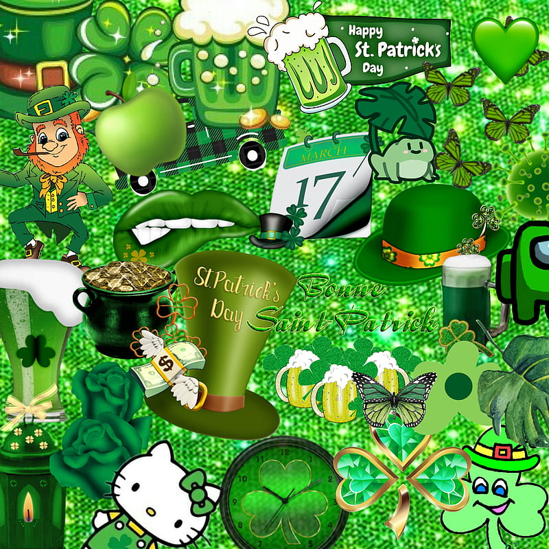 May Everyone Have a Good luck at Saint Patricks Day 4K wallpaper download