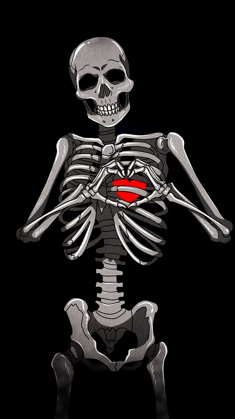 1920x1080px, 1080P free download Skeleton, Heart, Love, İskelet, HD