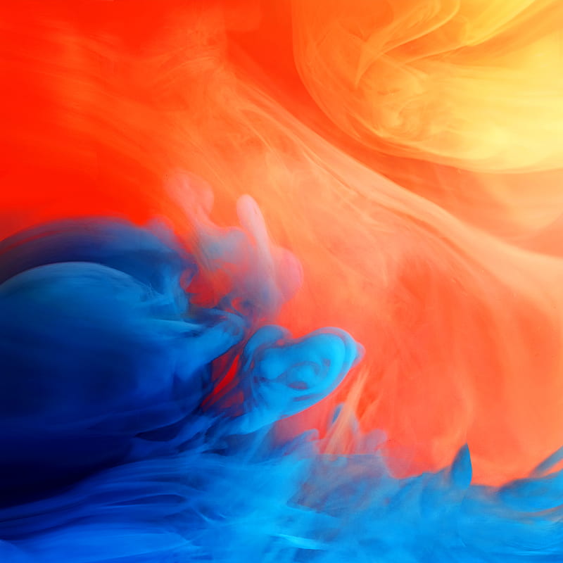 Maimang 6, abstract, background, blue, huawei, orange, original, smoke,  stoche, HD phone wallpaper | Peakpx