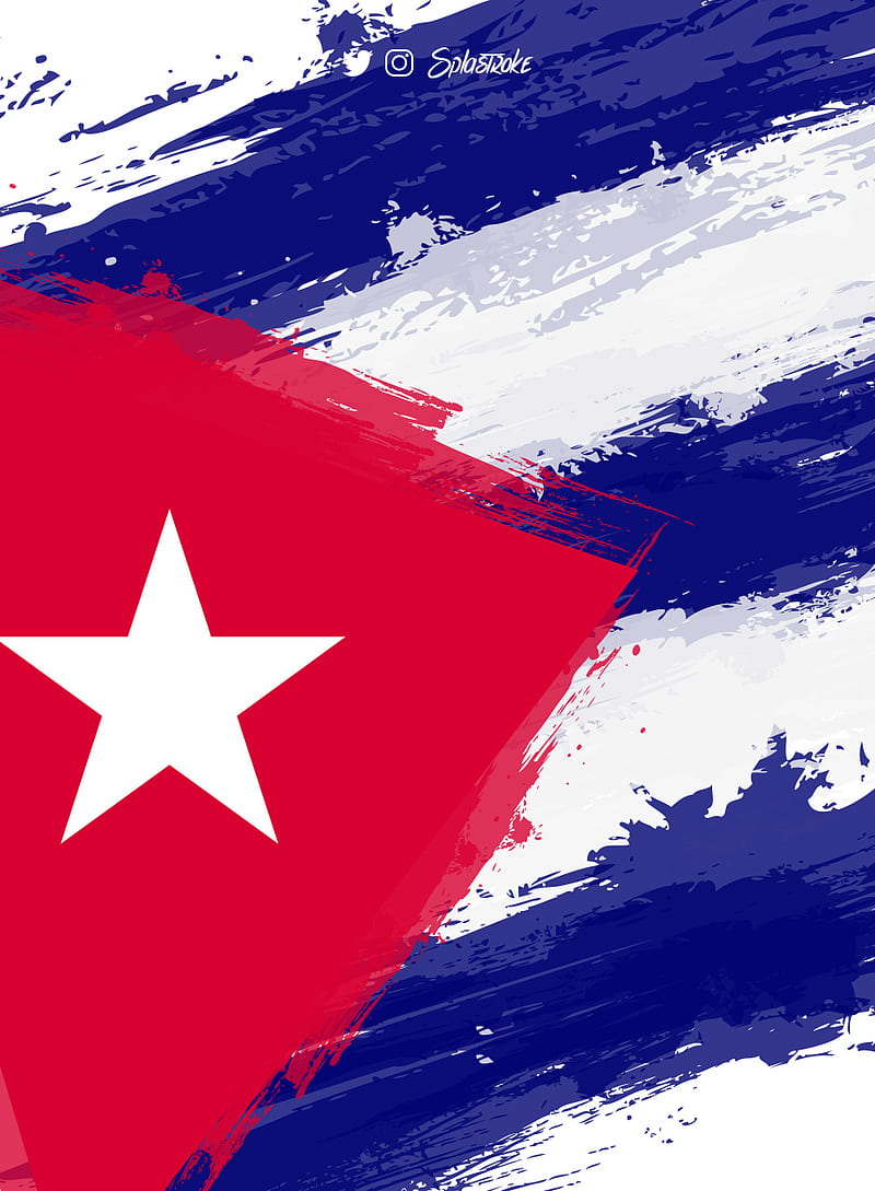 Cuba, flag, flag, habana, pais, HD phone wallpaper