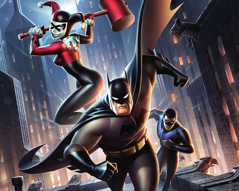 Batman, Batman: The Animated Series, Harley Quinn, James Gordon, Joker, Mr.  ze (DC Comics), HD wallpaper | Peakpx