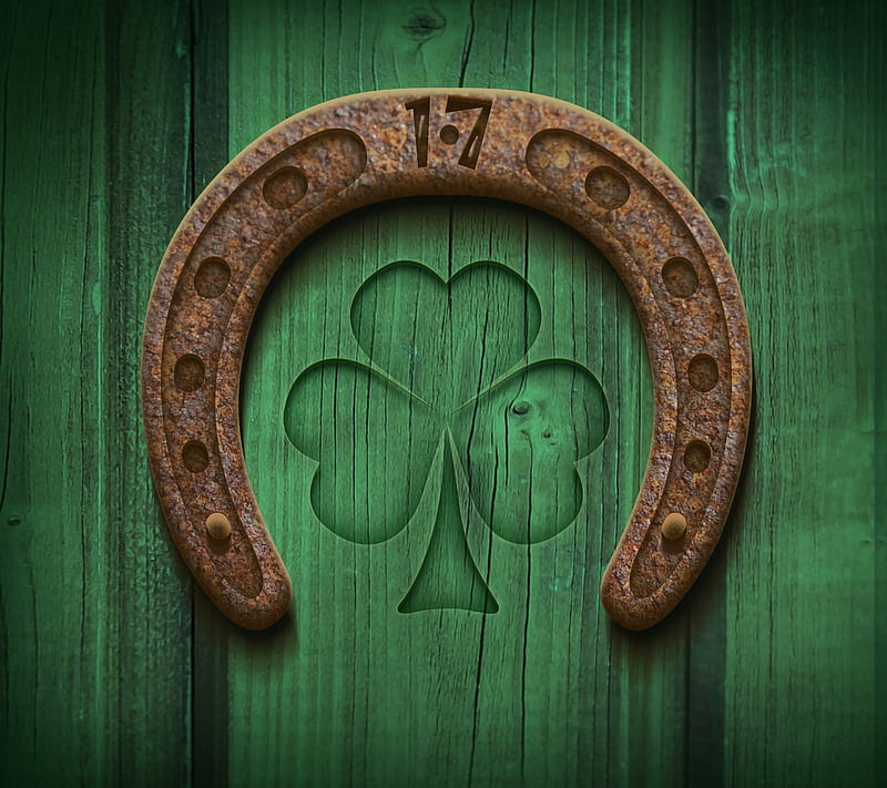 Lucky Horse Shoe, beer, fun, green, holiday, ireland, irish, party, zpaddys, HD wallpaper