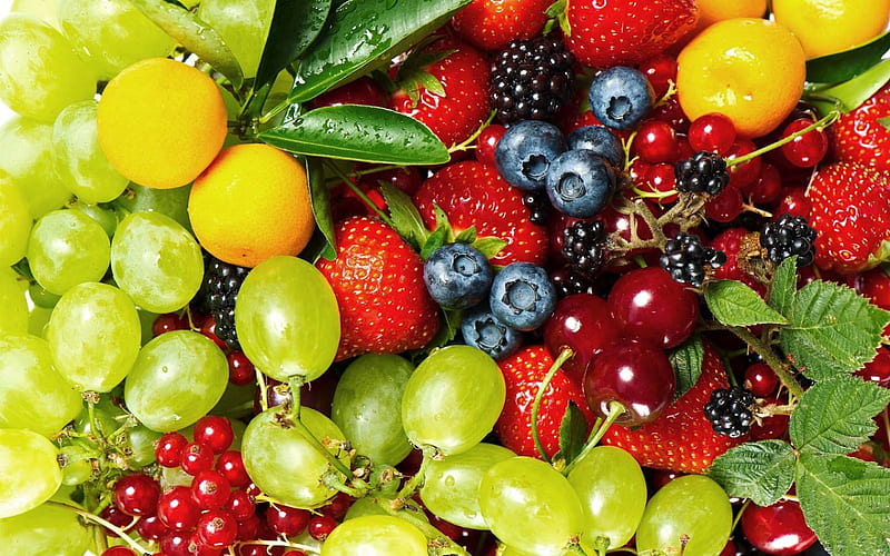 Fruits and Berries, fruit, berry, strawberry, berries, fruits ...