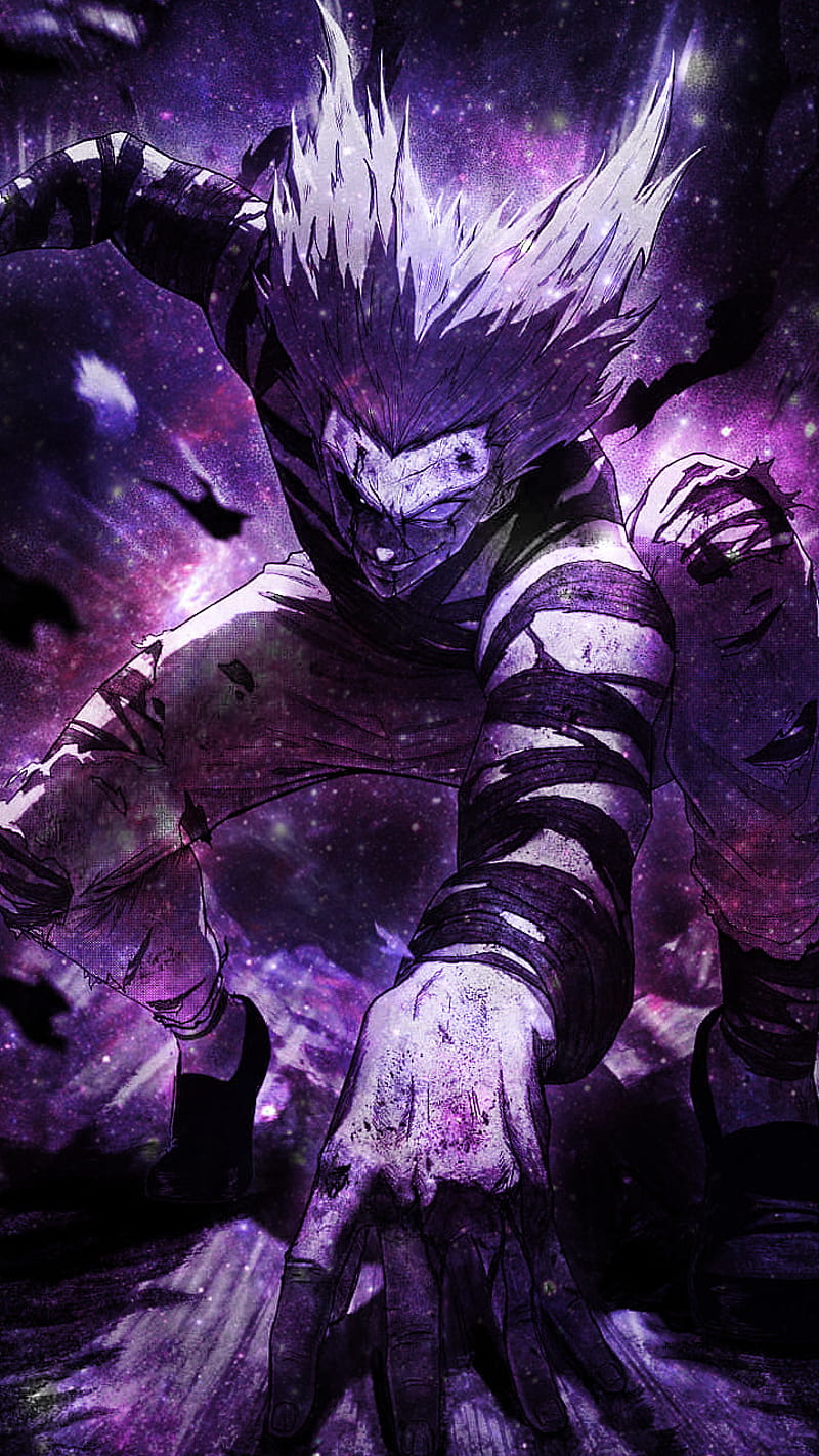 Garou Galaxy, monster, one punch man, purple, HD phone wallpaper