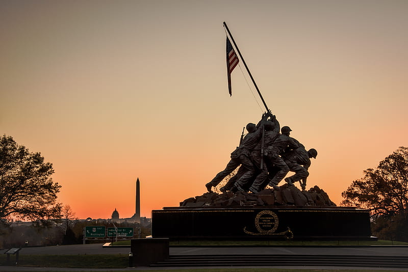 Military, United States Marine Corps, Monument, HD wallpaper