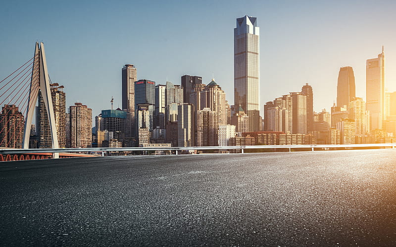 Chongqing, Chinese metropolis, modern cityscape, skyscrapers, China, business centers, Chongqing cityscape, HD wallpaper