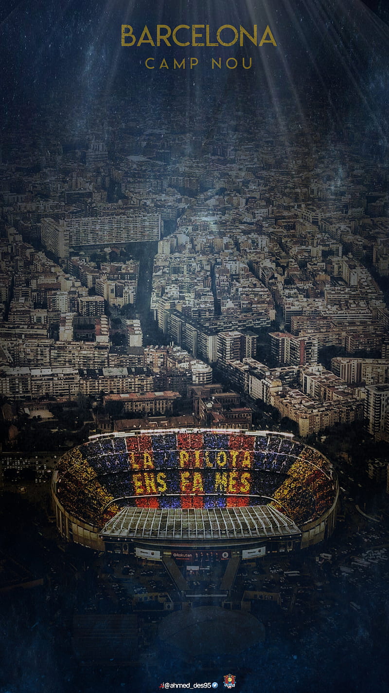Camp Nou Stadium Wallpaper Download Free  PixelsTalkNet