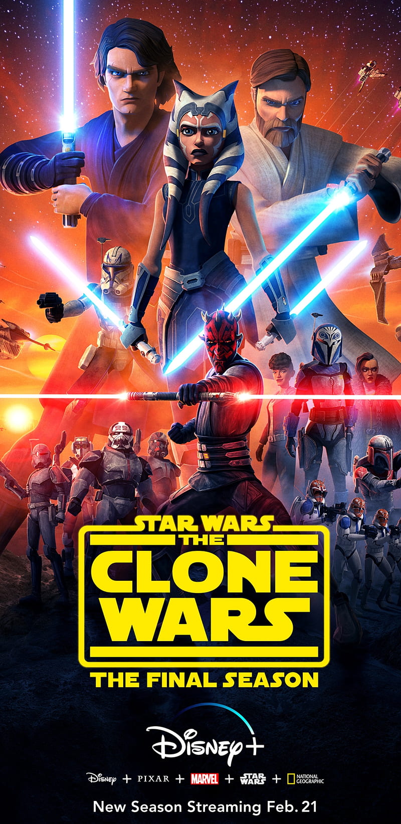 Star wars clone wars, anakin skywalker, ashoka, clone wars, darth maul,  kenobi, HD phone wallpaper | Peakpx