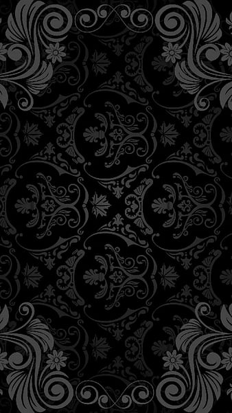Whatsapp, black, patterns, dark, HD phone wallpaper