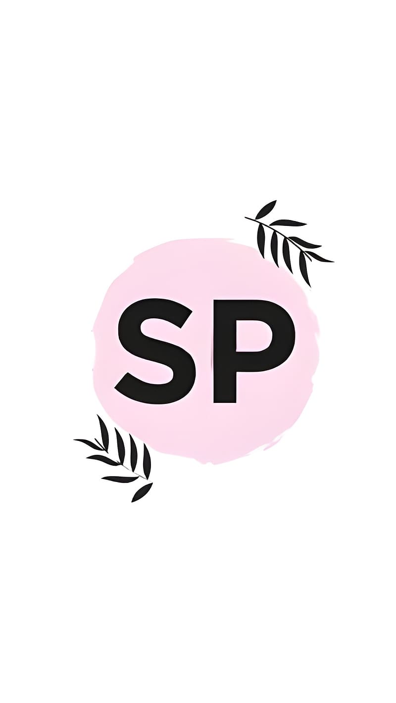 S p naam ke, S p naam with pink spot, letter sp, HD phone wallpaper