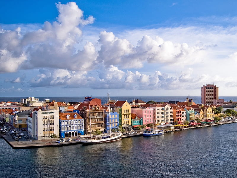 curacao from above , lake, HD wallpaper