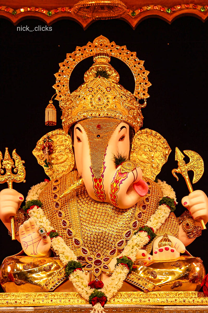 Lord Ganesh, dagdusheth, ganpati bappa, HD phone wallpaper | Peakpx