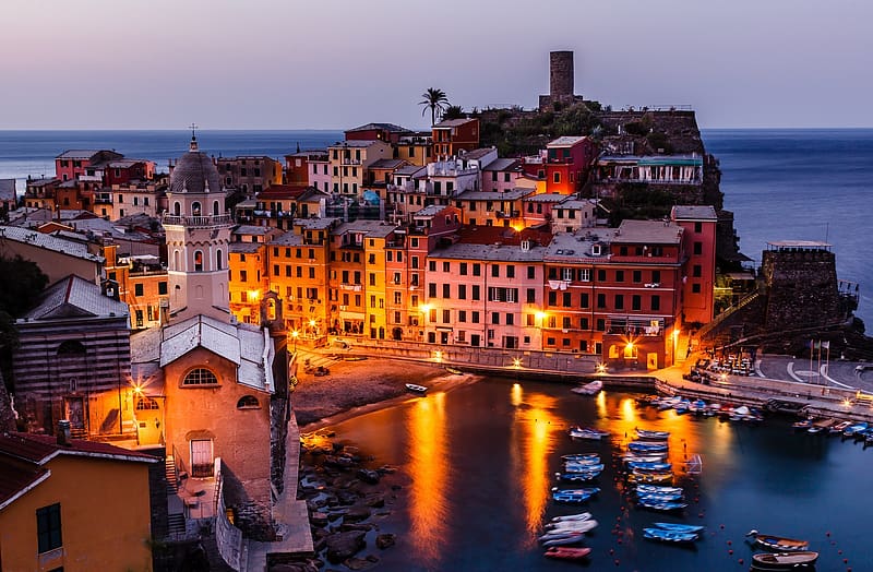 Italy, Vernazza, Cinque Terre, , Liguria, Towns, HD wallpaper | Peakpx