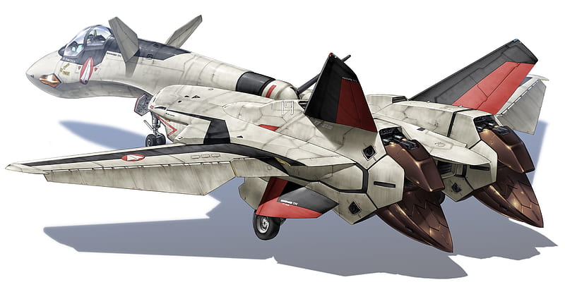 YF-19 Veritech, Fighter Jet, Veritech, Anime, YF-19, Mecha, Macross Plus, HD wallpaper