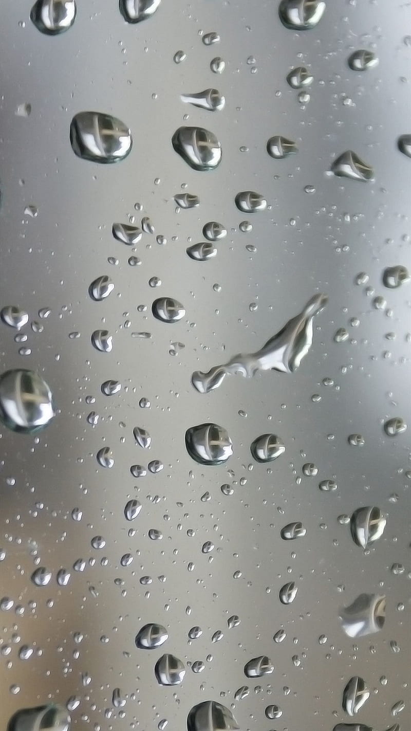 Raindrops, abstract, HD phone wallpaper