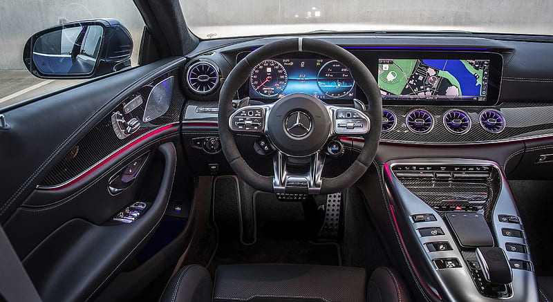 2019 Mercedes-AMG GT 63 S 4MATIC+ 4-Door Coupe - Interior, Cockpit , car, HD wallpaper
