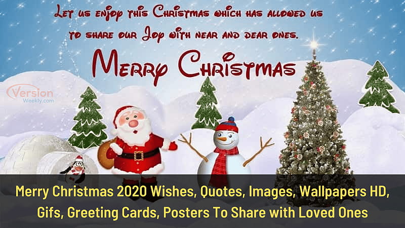 Merry Christmas 2020 Wishes, Quotes, , , Gifs, Greeting Cards, Posters ...