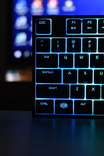 keyboard, keys, backlight, characters, letters, HD mobile wallpaper