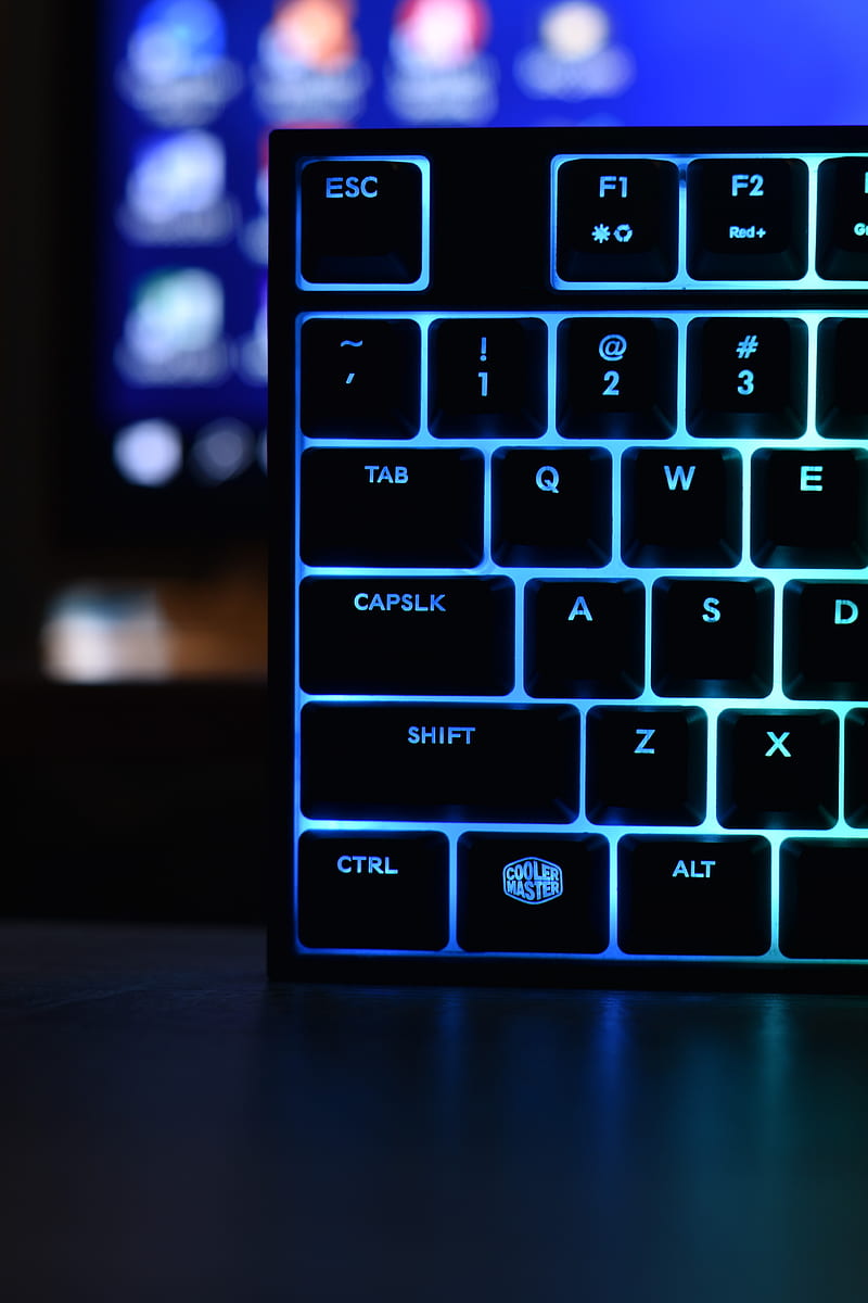 keyboard, keys, backlight, characters, letters, HD phone wallpaper