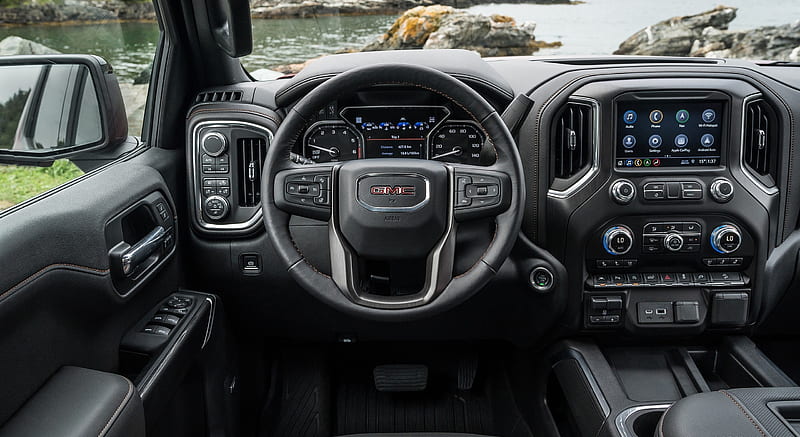 2019 GMC Sierra AT4 - Interior, Cockpit, car, HD wallpaper | Peakpx