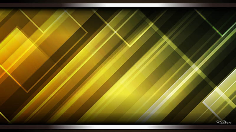 Light Lines Green Gold, glow, shine, abstract, sparkle, gold, green, lines, light, shiny, HD wallpaper