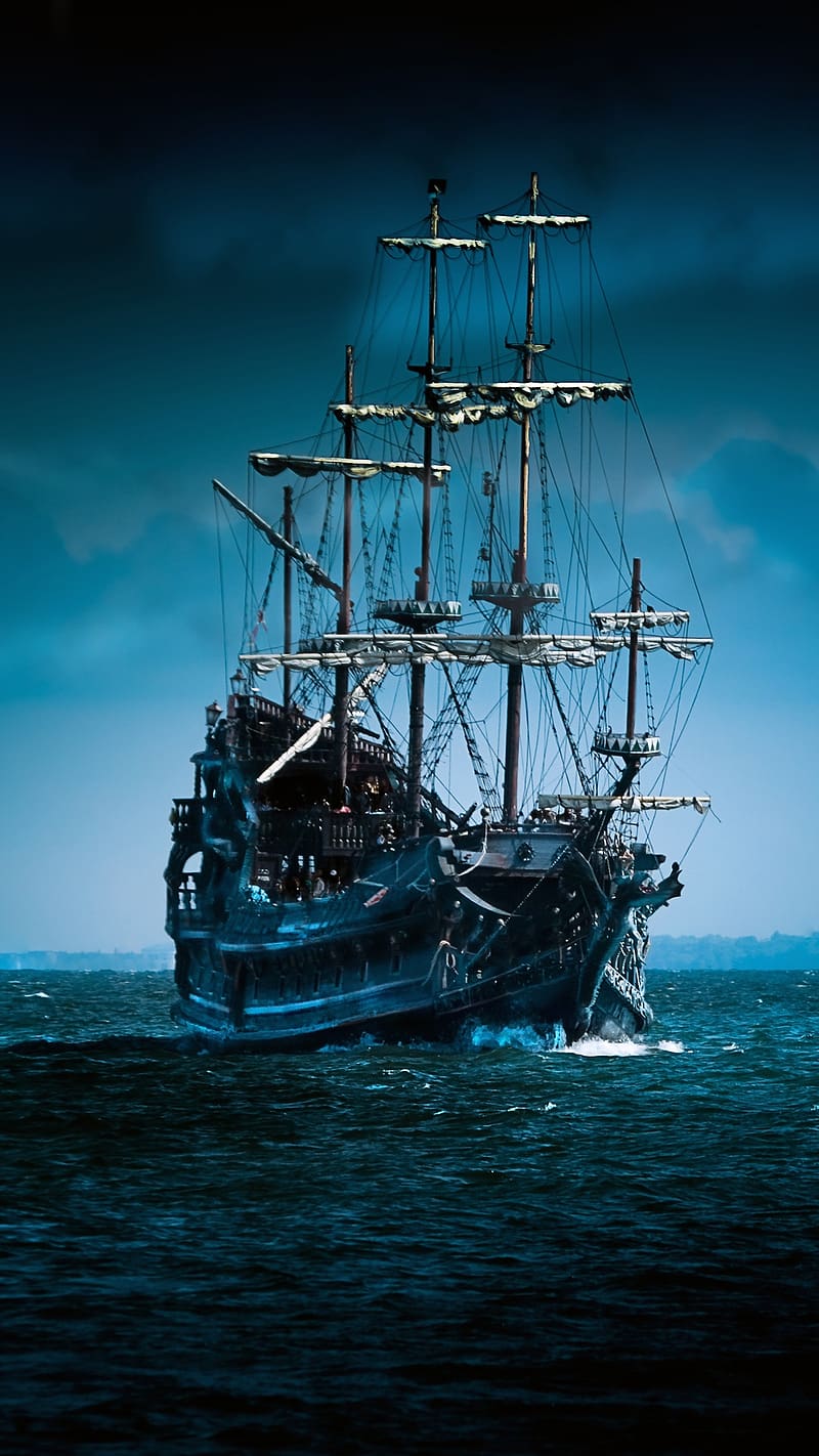 Pirates Ship Themes, themes, pirates, battle, ship, water, HD phone wallpaper
