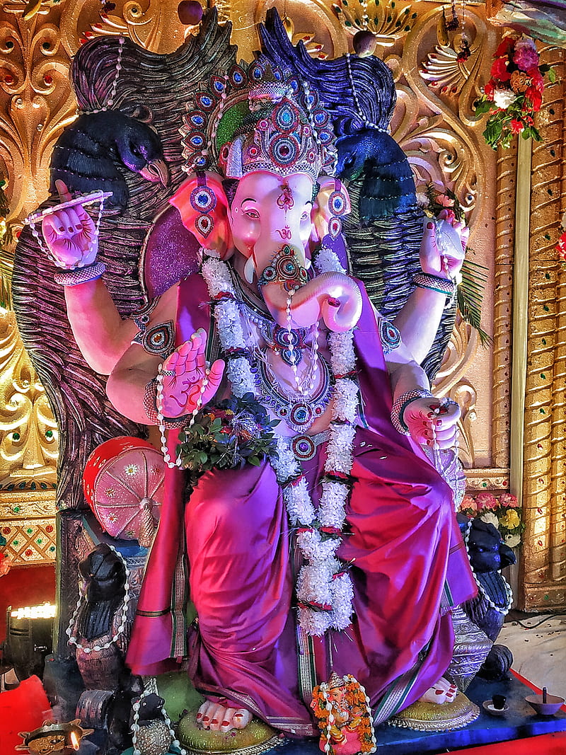 Ganpati Bappa, bappa, ganpati, HD phone wallpaper | Peakpx