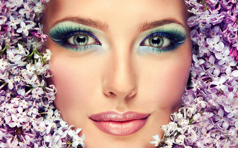 Beauty Lilac Girl Model Face Spring Make Up Woman Pink Hd Wallpaper Peakpx 2648