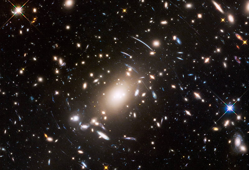 Galaxy Cluster Abell S1063 and Beyond, stars, cool, space, fun, galaxies, HD wallpaper