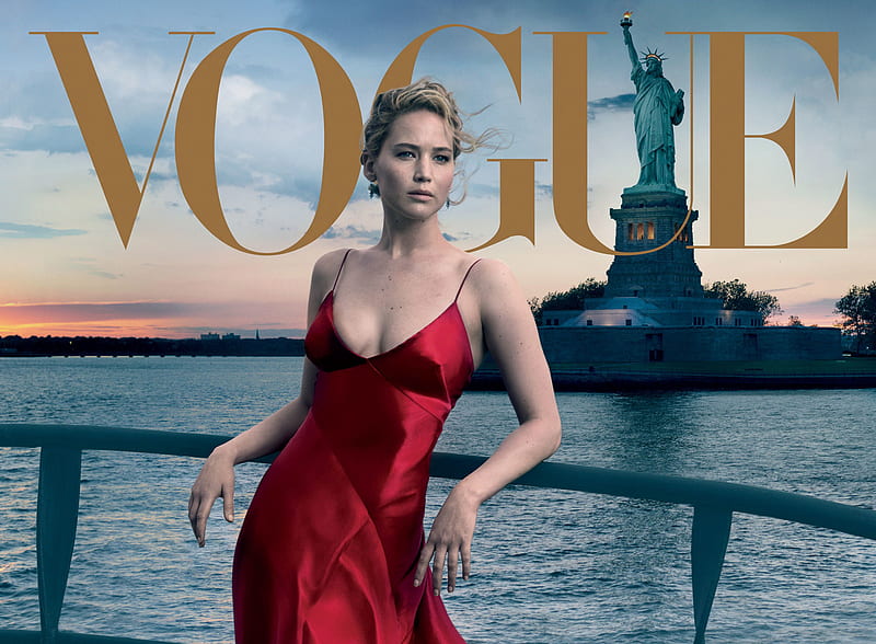 Jennifer Lawrence 2017 Vogue, jennifer-lawrence, celebrities, girls, vogue, HD wallpaper