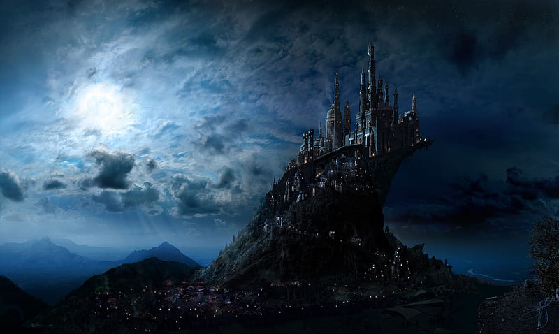 Fantasy, Harry Potter, Movie, Castle, Hogwarts Castle, HD wallpaper