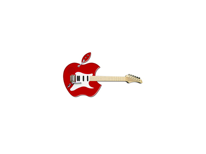 apple guitar, ipod, new, techie, sensational, HD wallpaper