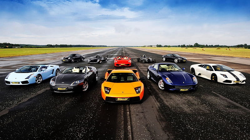 Montage of Supercars, Supercars, Expensive, Sportscars, European, HD wallpaper