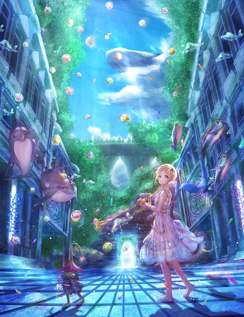 ArtStation - 1000+ Underwater Ocean Anime Visual Novel Backgrounds |  Artworks