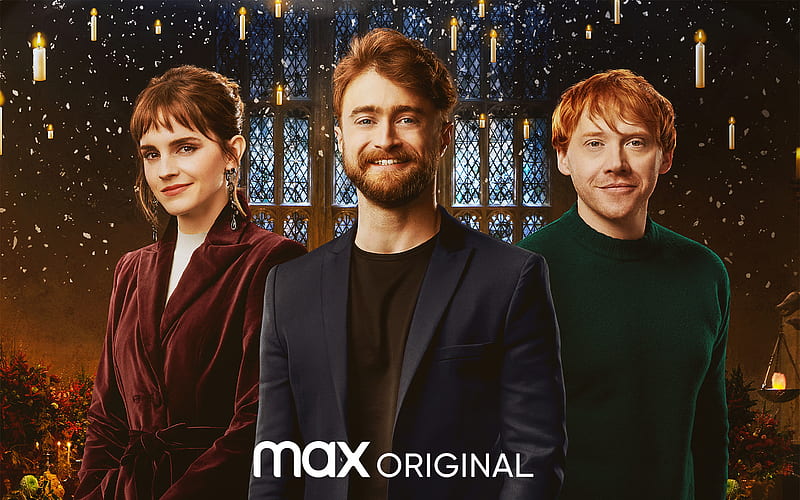 Movie, Harry Potter 20th Anniversary: Return to Hogwarts, Daniel Radcliffe , Emma Watson , Rupert Grint, HD wallpaper