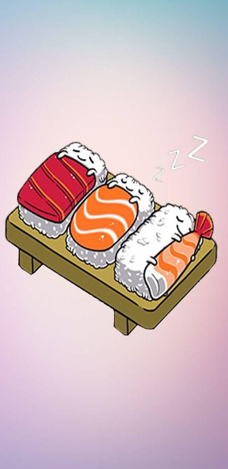 Sushisleep, sushi, sleep, friends, kawaii, HD phone wallpaper