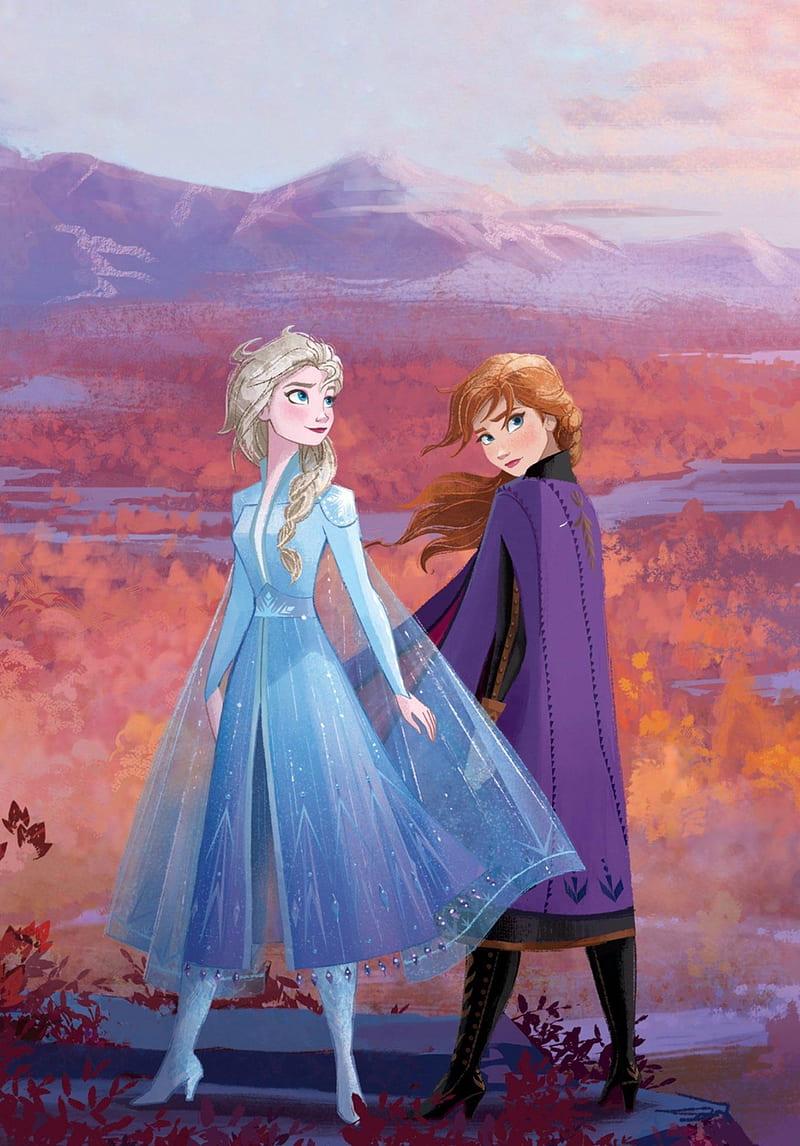 Frozen 2 The Snow Queen Elsa And Anna, Elsa Anime, HD phone wallpaper