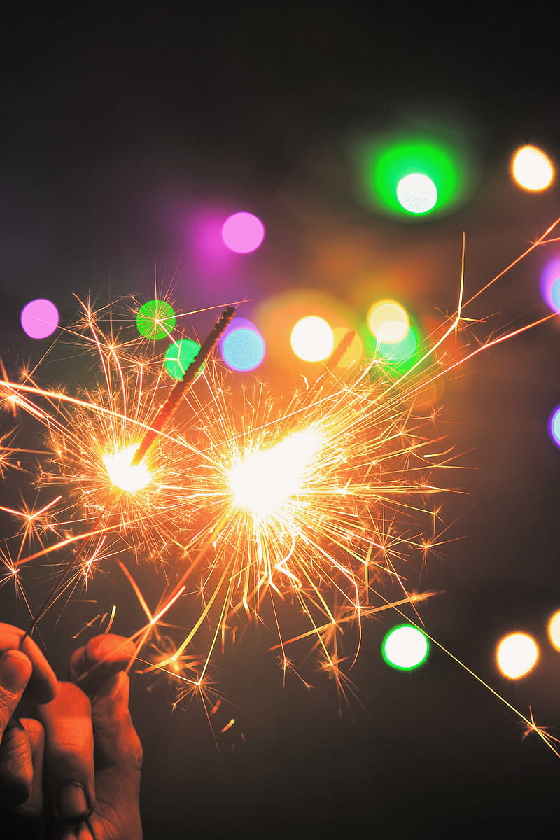 Fire Crackers, deepavali, diwali, festival, india, lights, sparkels, sparklers, HD phone wallpaper