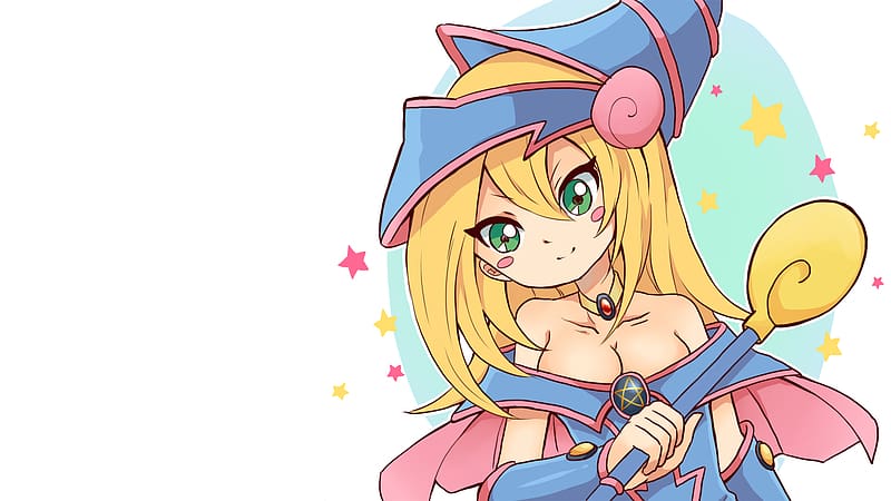 Anime, Yu Gi Oh!, Dark Magician Girl, HD wallpaper