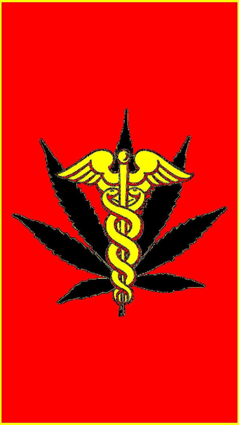 Medicine, black, herb, herbal, marijuana, medicinal, pot, red, yellow, HD phone wallpaper