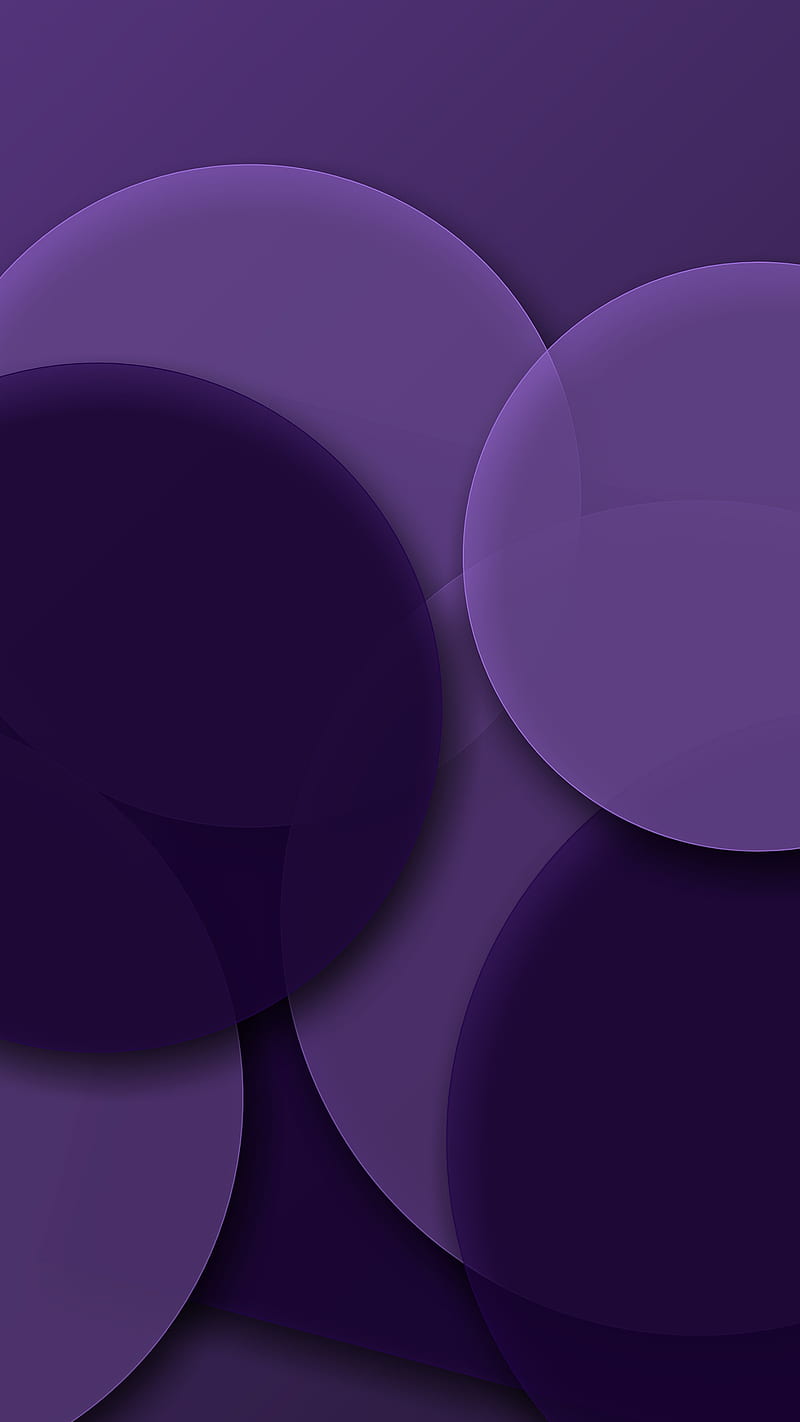 Foliation, circles, patterns, purple, shade, HD phone wallpaper