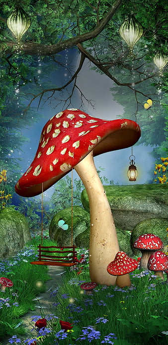 Mushroom Desktop Wallpaper Cute Wallpapers For Desktop For Background  Mushroom Pictures Cute Background Image And Wallpaper for Free Download