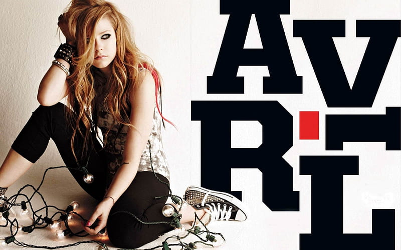 Avril Lavigne beautiful singers 09, HD wallpaper