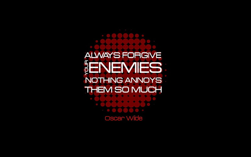 quotes , quotes Oscar Wilde, quotes about enemies, HD wallpaper